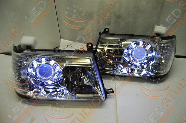 Биксеноновые фары Toyota Land Cruiser 100 98 -